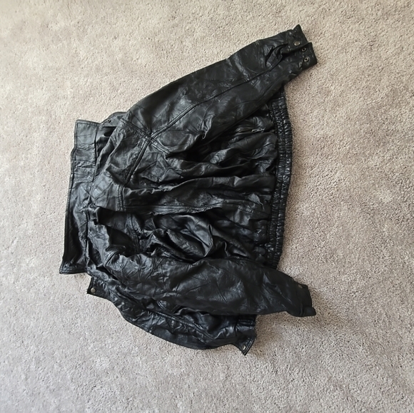 vintage flight path leather bomber jacket - Picture 4 of 4